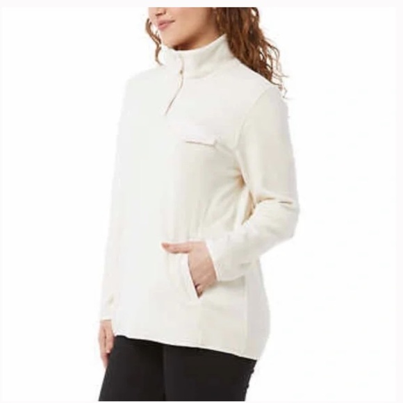 NWT Ladies' Snap Fleece Pullover - Picture 2 of 5